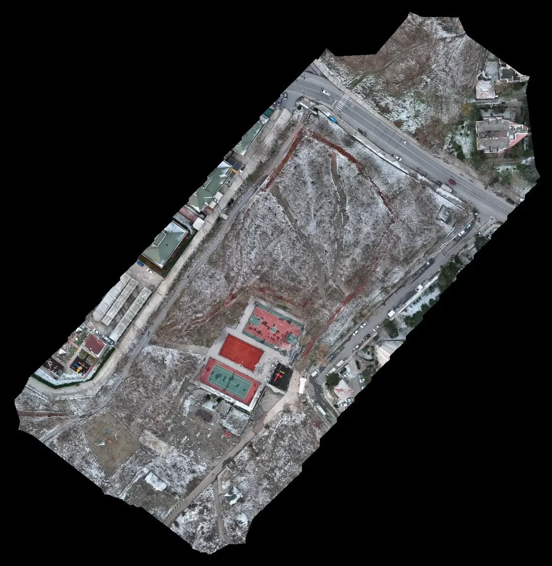 Drone ile üretilen ortofoto