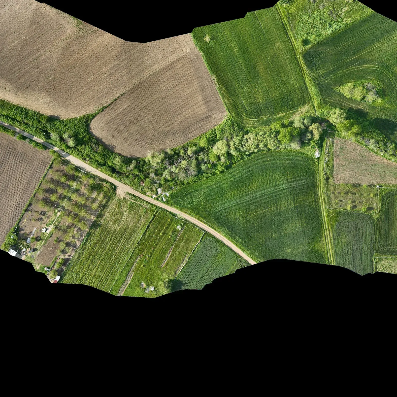 Drone ile üretilen ortofoto