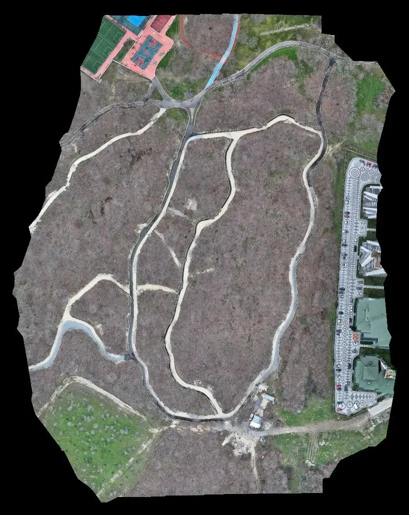 Drone ile üretilen ortofoto