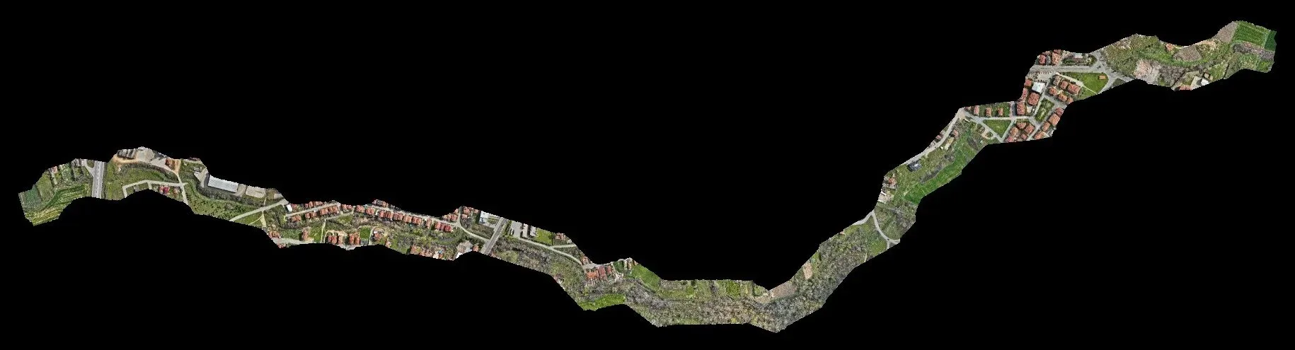 Drone ile üretilen ortofoto