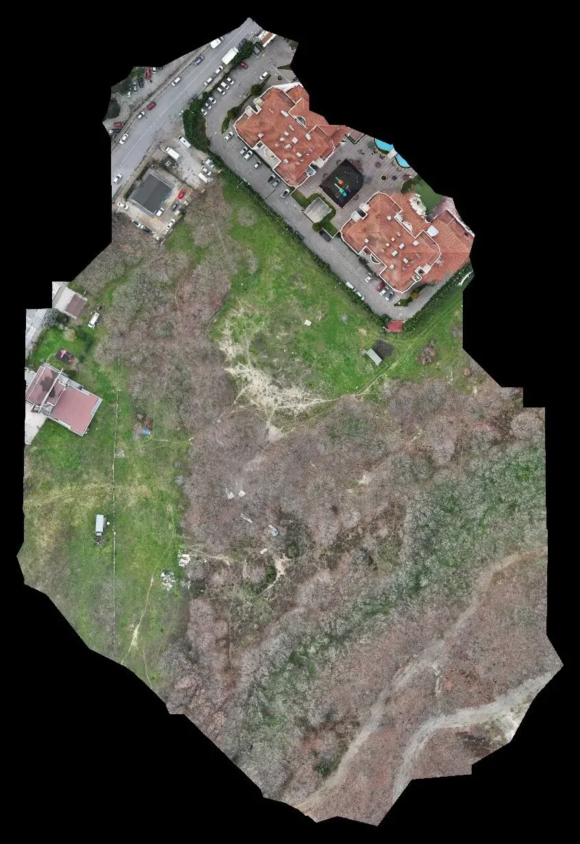 Drone ile üretilen ortofoto