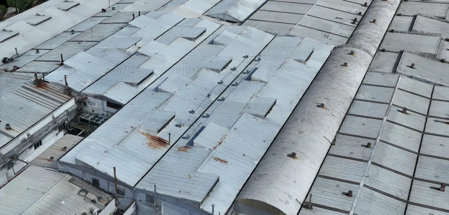 Tesisin drone ile üretilmiş dış 3B modeli